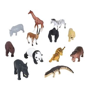 فیگور مدل حیوانات وحشی کد e51 2 مجموعه 12 عددی